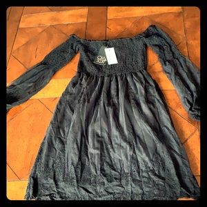 Chaser black lace dress size M